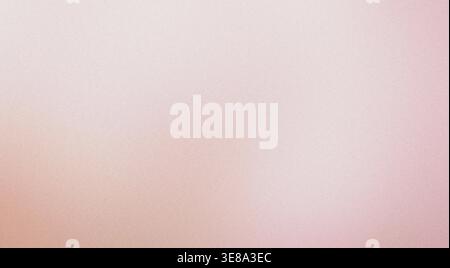 Soft pink gradient background with subtle grain texture and vignette, minimal abstract backdrop with copy space Stock Photo