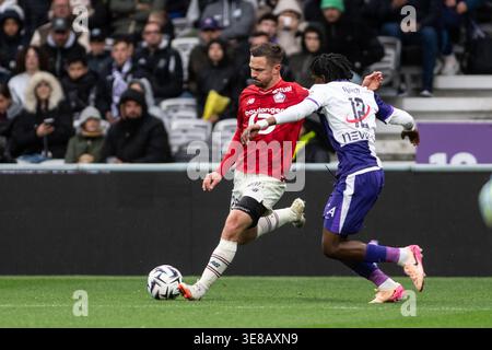 Gaëtan PERRIN of Lille during Ligue 1 McDonald's match between Lille ...