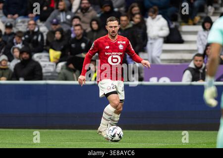 Gaëtan PERRIN of Lille during Ligue 1 McDonald's match between Lille ...