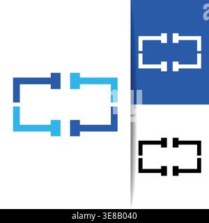 High quality plumbing icons with clean vector style featuring pipes, faucets, valves, and tools. Ideal for web, apps, construction, and industrial the Stock Vector