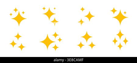 Ai star logo symbol sparkle. Artificial smart ai star vector icon shape illustration concept. Stock Vector