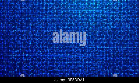 binary code on blue background, concept of cyberspace technology Stock Vector