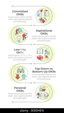 Process8 Flowchart Organization management vertical process flow infographic 5 steps Stock ...