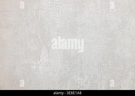 Close up of a light gray textured tapestry or canvas background with subtle grunge details. Stock Photo