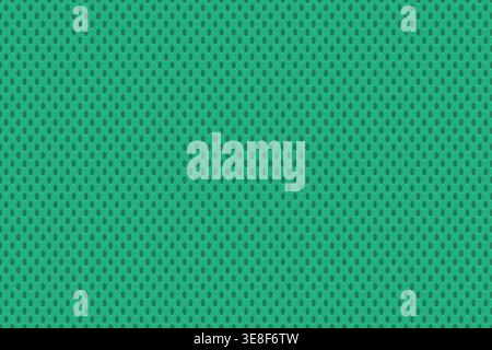 Green mesh fabric texture athletic jerseys vector illustration seamless background. Stock Vector