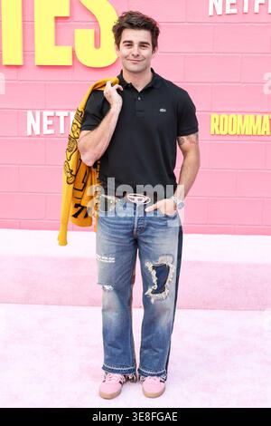Jack Griffo at the premiere of the Netflix film 'Roommates' at the ...