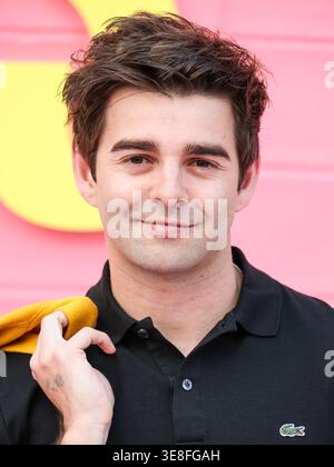 Jack Griffo at the premiere of the Netflix film 'Roommates' at the ...