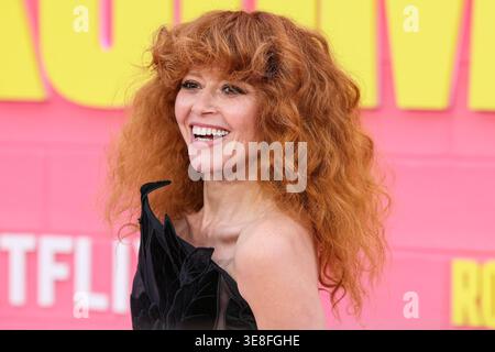 HOLLYWOOD, LOS ANGELES, CALIFORNIA, USA - APRIL 13: Natasha Lyonne wearing Christian Siriano Fall 2026 arrives at the Los Angeles Premiere Of Netflix's 'Roommates' held at The Egyptian Theatre on April 13, 2026 in Hollywood, Los Angeles, California, United States. (Photo by Xavier Collin/Image Press Agency) Stock Photo