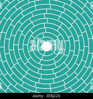 Segments centered. Large padding. Abstract pattern. Simple solid cells. Vibrant vector image. Stock Vector