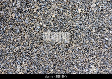 Extreme close up texture of volcanic cinders and lava rocks on the Big Island Hawaii Stock Photo