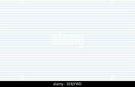Editable horizontal vector mockup. Lined paper suitable for notes or decorations. Stock Vector