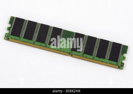 Memory module on a white background Stock Photo