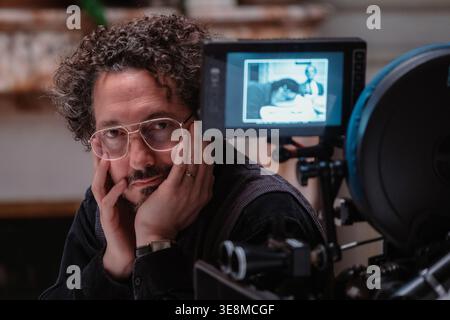 The French Dispatch Year : 2021 USA / France Directed by Wes Anderson Guillaume Galienne  Shooting picture Stock Photo