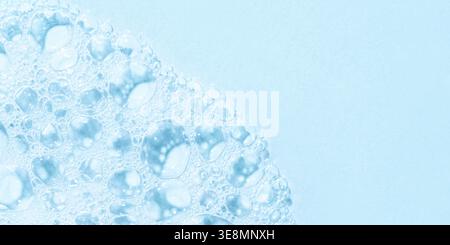 Texture of soap, shower gel foam Stock Photo