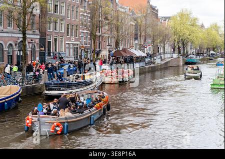 Canals of Amsterdam, Netherlands Stock Photo