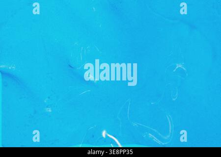 Blue abstract texture with fluid swirls and patterns Stock Photo