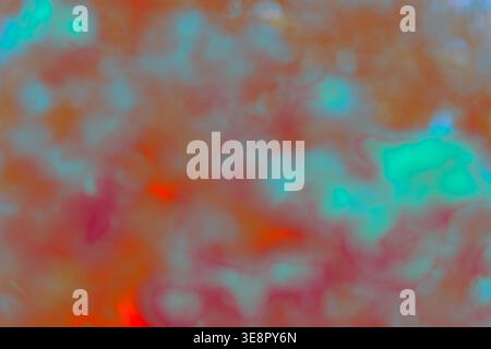 Abstract Soft Coral and Teal Gradient Background Stock Photo