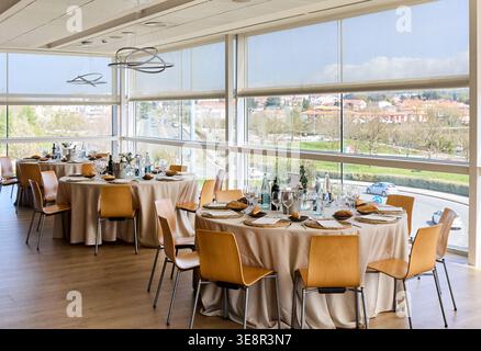 Tables, Restaurant Stock Photo