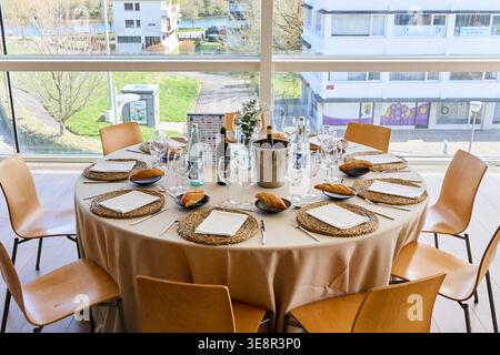 Tables, Restaurant Stock Photo