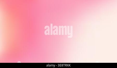Soft pastel spring background.  Light, delicate bg with pink, beige and yellow gradient Stock Vector