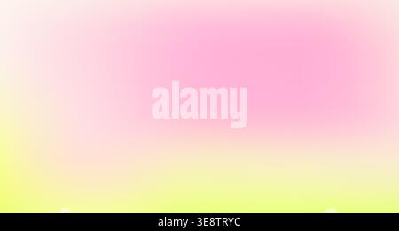 Cute light spring background. Pastel pink and bright green gradient creating fresh spring bg Stock Vector