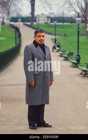 Ishan Barbouti, London 1989. He was born in Iraq, lived in London and was an arms dealer and wealthy businessman.  He was involved with Saudi oil contracts and with chemical factories for Gadaffi's Libya. Stock Photo