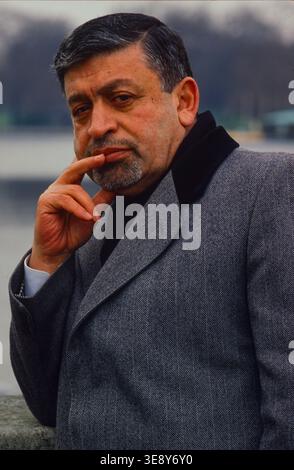 Ishan Barbouti, London 1989. He was born in Iraq, lived in London and was an arms dealer and wealthy businessman.  He was involved with Saudi oil contracts and with chemical factories for Gadaffi's Libya. Stock Photo