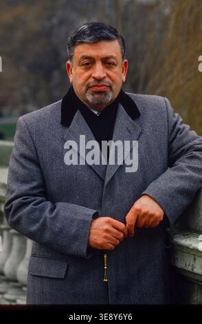 Ishan Barbouti, London 1989. He was born in Iraq, lived in London and was an arms dealer and wealthy businessman.  He was involved with Saudi oil contracts and with chemical factories for Gadaffi's Libya. Stock Photo