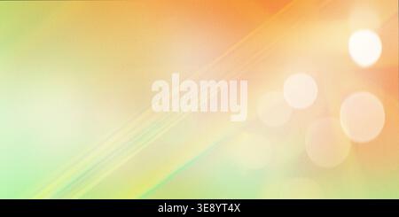 Soft diffused light creating a vibrant gradient background with blurry bokeh dots and subtle diagonal lines Stock Photo