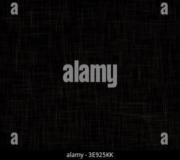 Subtle Textile Cross Line Texture Overlay on Black Background Stock Photo