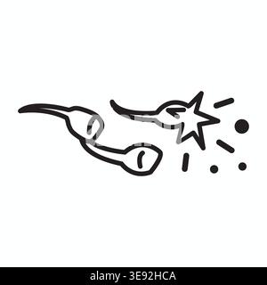 Snapper fireworks Stock Vector