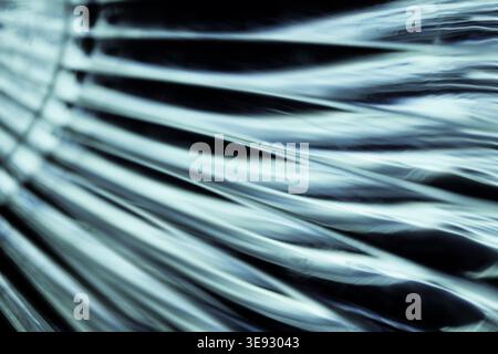 Diagonal abstract silver metallic lines with sleek motion blur effect Stock Photo