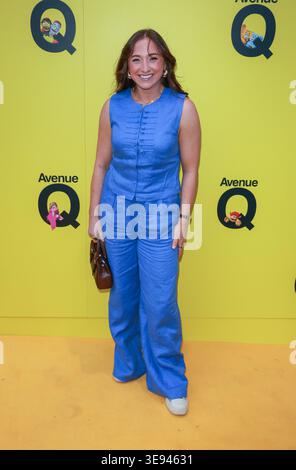 Sydnie Christmas seen attending the press night for 