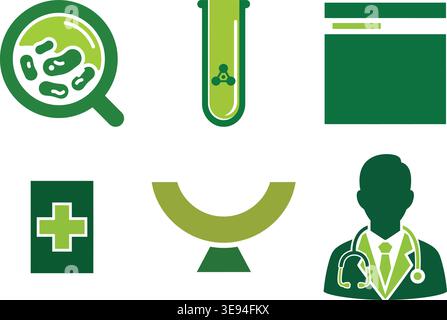 Corporate Business Success Strategy and Creative Idea Icons Stock Vector