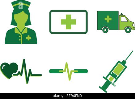 Business Analytics Financial Growth and Team Leadership Icons Stock Vector