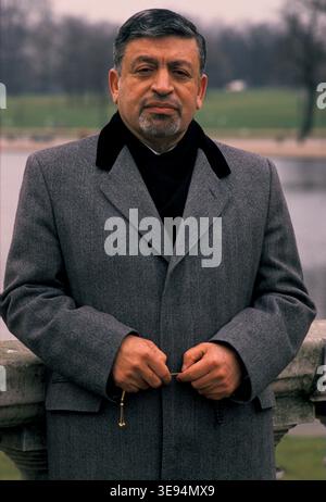 Ishan Barbouti, London 1989. He was born in Iraq, lived in London and was an arms dealer and wealthy businessman.  He was involved with Saudi oil contracts and with chemical factories for Gadaffi's Libya. Stock Photo