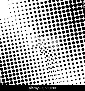 Dotted gradient background with halftones. Seamless dotted pattern. Abstract modern stylish texture. Design element. Stock Vector