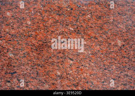 Red granite stone texture background Stock Photo