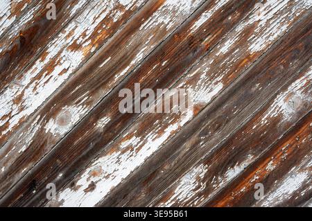 old brown weathered wood texture Stock Photo