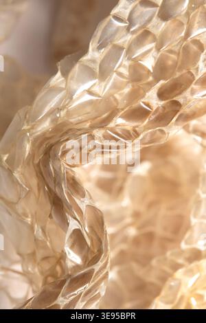 Close up of shedded snake skin snakeskin textured reptile background Stock Photo
