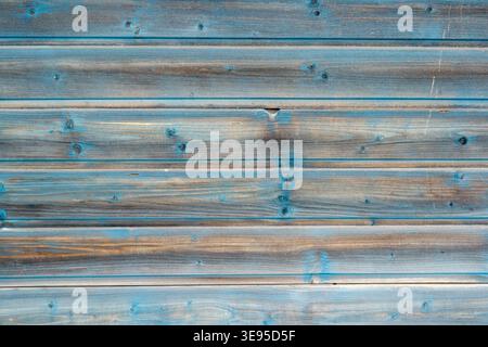 old blue wooden background texture Stock Photo