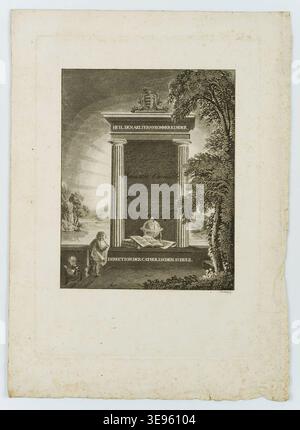 Gottlob Friedrich Thormeyer (1775–1842) created the lithograph *Heil den Aeltern frommer Kinder* (Blessed are the parents of pious children) in 1819, featuring a classroom scene of a diligent student receiving praise. The lithograph, produced for the Catholic School of Dresden, was signed by Thormeyer and dated March 29, 1819. Stock Photo