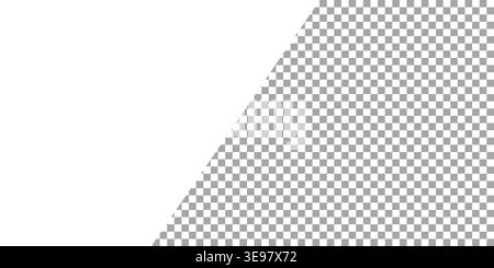 Transparent checkerboard pattern with grey and white grid squares. Stock Vector