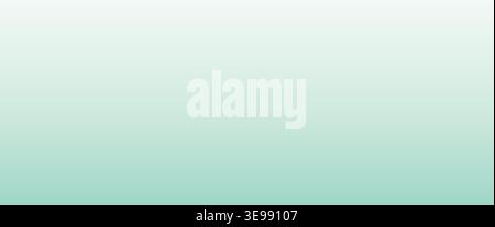 Soft Aqua Green Gradient Calm Minimal Background Stock Vector