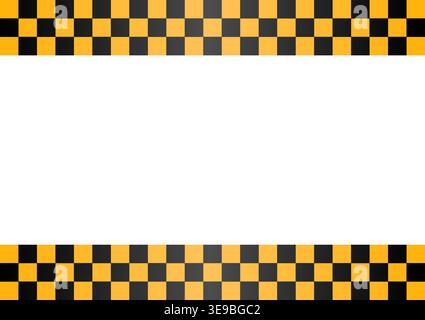 Taxi Service Banner. Taxi Background. Vector Illustration. Stock Vector