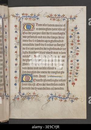 Old Dutch Script Getijdenboek (early 15th century) is a Dutch devotional manuscript ...
