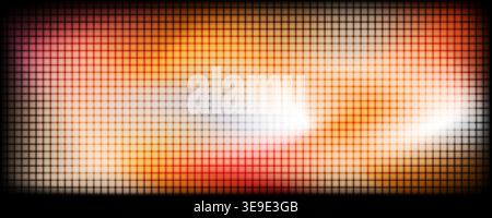 Pixel grid with soft gradient, smooth and flowing aesthetic, modern glass fractal effect.Minimal background for design, technology, presentations and Stock Vector