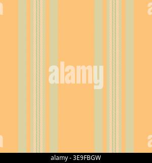 Tagazine background textile vector, 1970s texture fabric vertical. Chinese new year pattern lines stripe seamless in light and orange colors palette. Stock Vector