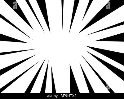 Abstract Black and White Stripes Background Minimal Geometric Pattern Stock Vector