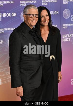 Bill Gates at the 12th Breakthrough Prize Ceremony held at the Santa ...
